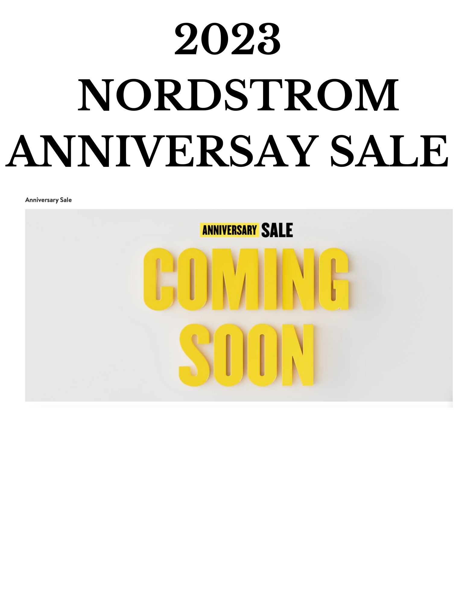 2023 Nordstrom Anniversary Sale HER MILLENNIAL CLOSET